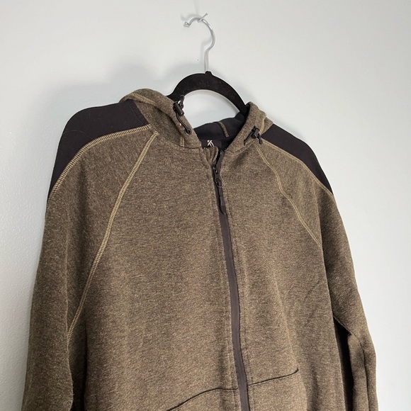 Kyodan Zip-Up Hoodie Sweater Sweatshirt Men’s Medium Camo Green - Picture 2 of 5